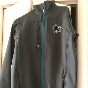 Grey San Jose sharks jacket